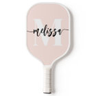 Monogramme Brush Calligraphie Blush rose