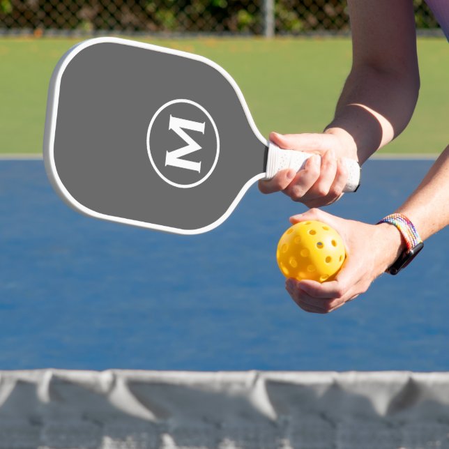 Raquette De Pickleball Monogramme classique minimal (Insitu)