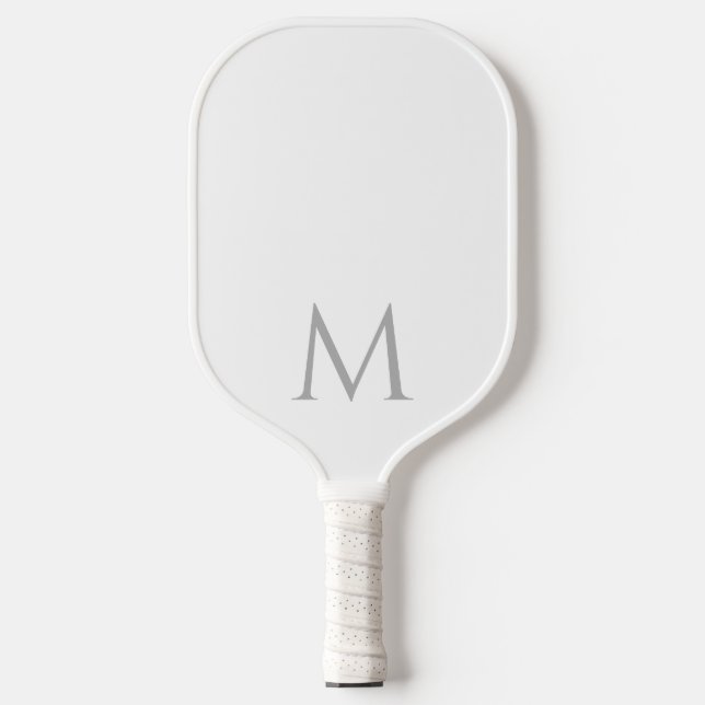 Raquette De Pickleball Monogramme Elegant Design Modèle double face (Recto)