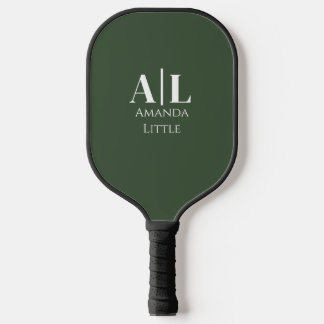Raquette De Pickleball Monogramme Initiales Personnalisées Pickleball Pad