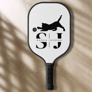 Raquette De Pickleball Monogramme minimaliste, Pagaie de Pickleball de ch