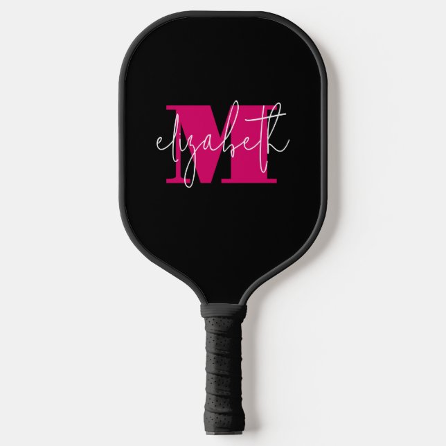 Raquette De Pickleball Monogramme moderne (Recto)
