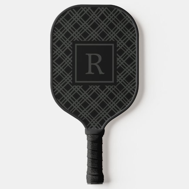 Raquette De Pickleball Monogramme moderne (Recto)
