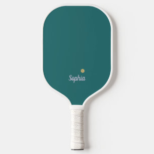 Raquette De Pickleball Monogramme moderne minimaliste de la mer du Nord V