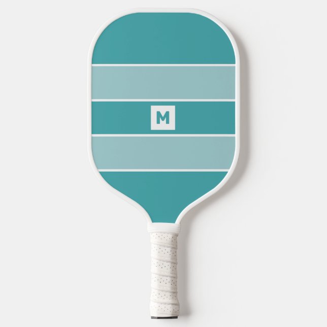 Raquette De Pickleball Monogramme personnalisé (Recto)