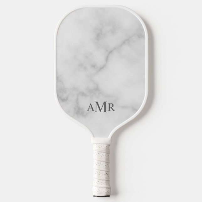 Raquette De Pickleball Monogramme personnalisé classique (Recto)