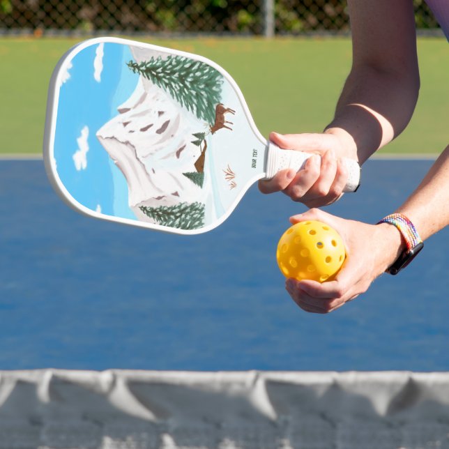Raquette De Pickleball Montagnes à neige (Insitu)