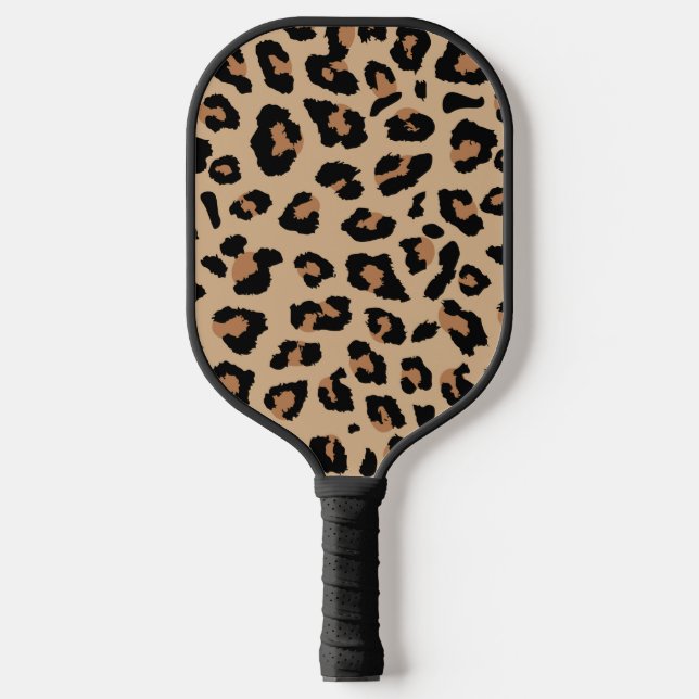 Raquette De Pickleball Motif animal Empreinte de léopard (Recto)