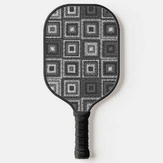 Raquette De Pickleball Motif Carré Grey Granny