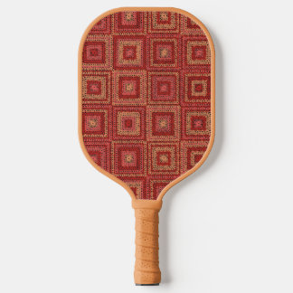 Raquette De Pickleball Motif Carré Red Granny
