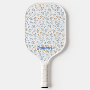 Raquette De Pickleball Motif Fleur sauvage Vintage à la mode personnalisé