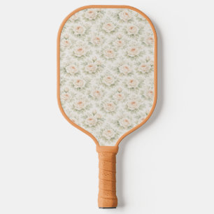 Raquette De Pickleball Motif floral de mariage