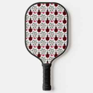 Raquette De Pickleball Motif floral sans couture de coccinelle mignonne