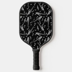 Raquette De Pickleball Motif note musique saxophone
