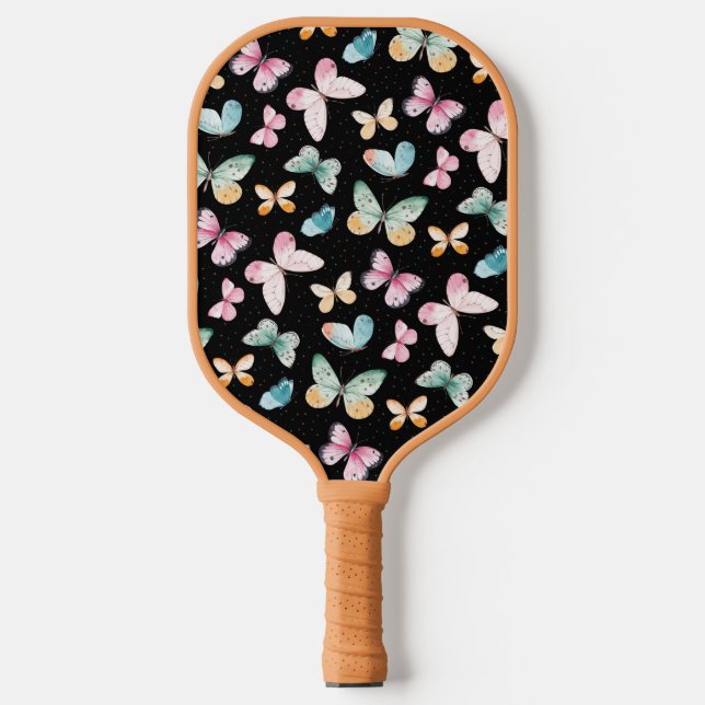 Raquette De Pickleball Motif papillon coloré mignon (Recto)