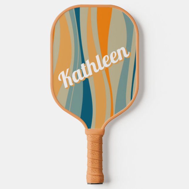 Raquette De Pickleball Motif rétroactif personnalisé (Recto)
