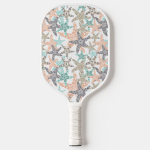 Raquette De Pickleball Motif sans Seamless Starfish