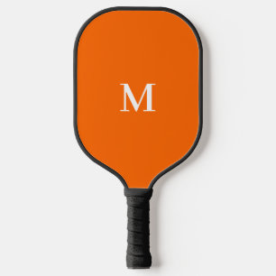 Raquette De Pickleball Neon Orange, ton monogramme audacieux