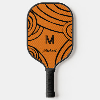 Raquette De Pickleball NeonLine 1 Orange Nom et initiales modifiables