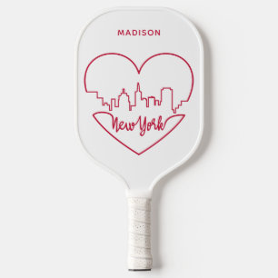 Raquette De Pickleball New York Heart nom personnalisé Pickleball Paddle