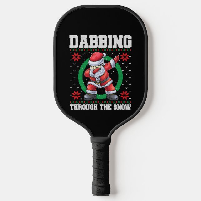 Raquette De Pickleball Noël du Père Noël (Recto)