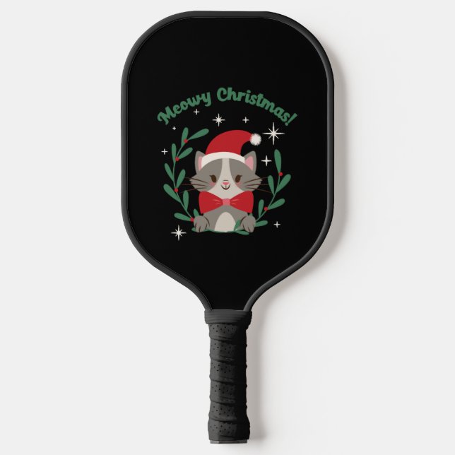 Raquette De Pickleball Noël Meowy (Recto)