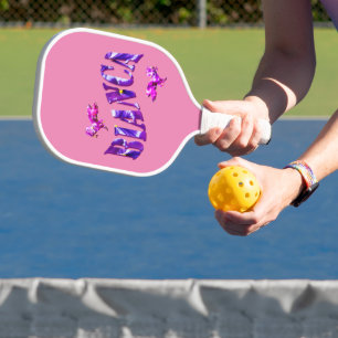 Raquette De Pickleball Nom de la bianca florale, Pickleball Paddle