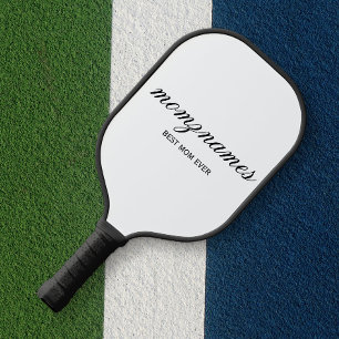 Raquette De Pickleball Nom de la calligraphie personnalisée de la meilleu