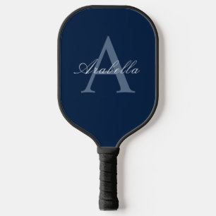 Raquette De Pickleball Nom du monogramme personnalisé