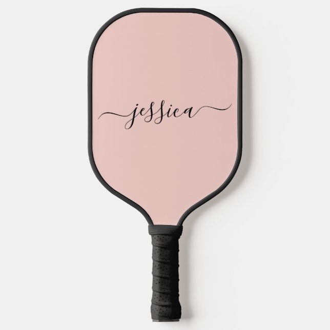 Raquette De Pickleball Nom du script rose vif pickleball paddle (Recto)