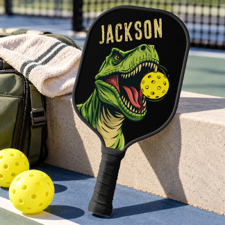 Raquette De Pickleball Nom et surnom de dinosaure T-Rex pour enfants