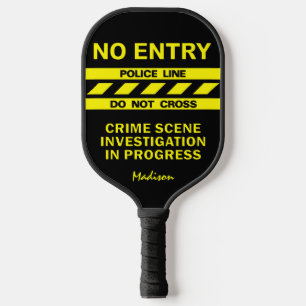 Raquette De Pickleball Nom personnalisé de la ligne de police personnalis