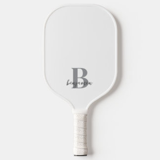 Raquette De Pickleball Nom personnalisé Monogramme Pickleball Paddle