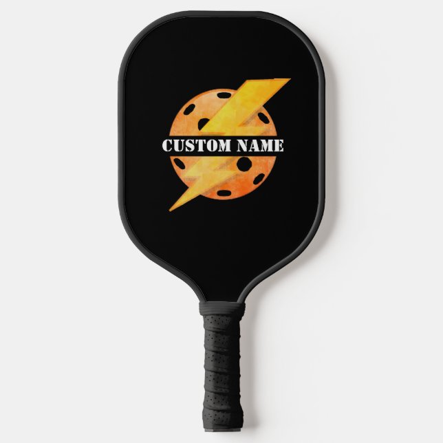 Raquette De Pickleball Nom personnalisé Pickleball Player Monogramme (Recto)