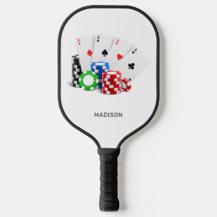 Raquette De Pickleball Nom personnalisé Poker / Casino