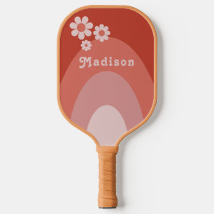 Raquette De Pickleball Nom personnalisé rétro