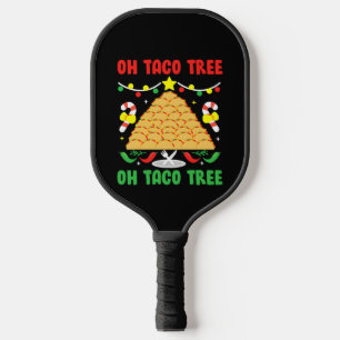 Raquette De Pickleball Oh Taco Tree Food mexicain Taco Lover Noël