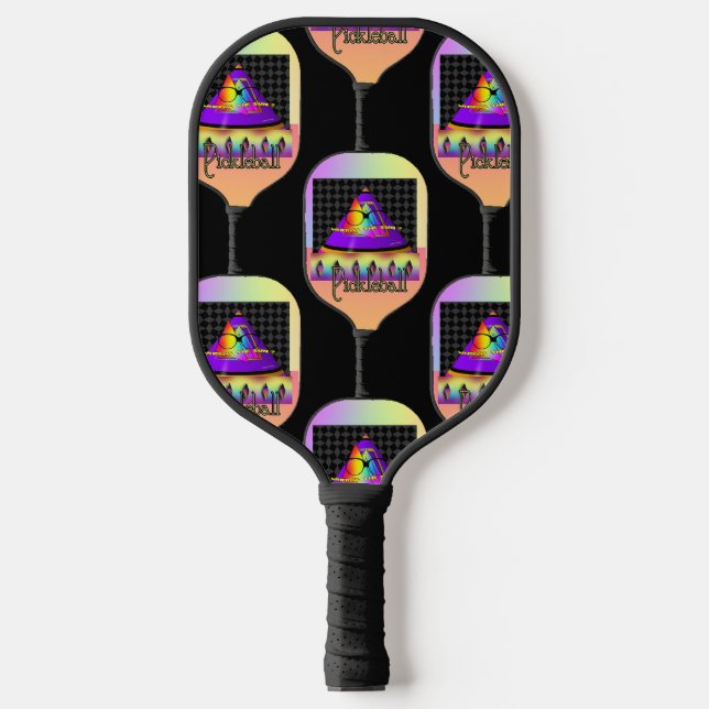 Raquette De Pickleball Où est le Soleil Noir (Recto)