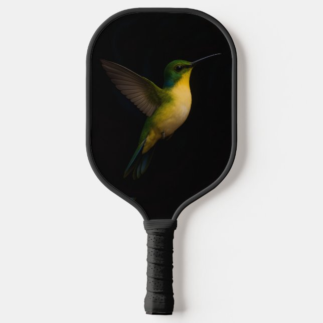 Raquette De Pickleball Paddle de Pickleball 4 Luxe, Colibri Volant (Verso)