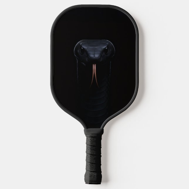 Raquette De Pickleball Paddle de Pickleball 4 Luxe Noir, Serpent Mamba No (Verso)