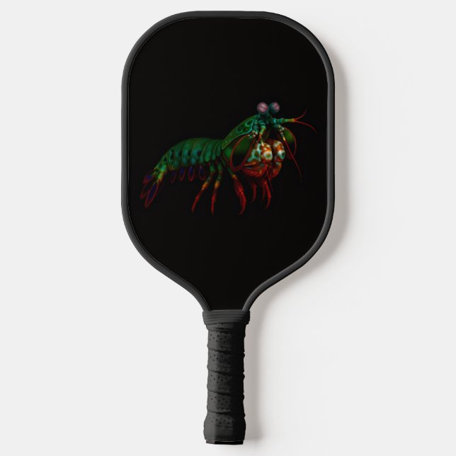 Raquette De Pickleball Paddle de Pickleball Black 4 Luxe, Crevette Mantis (Verso)
