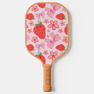Raquette De Pickleball Paddle de pickleball fraise Coquette fraise