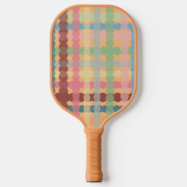 Raquette De Pickleball Paddle Pickleball Poulet Plaid Pastel (Recto)
