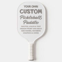 PADLE 100% Personnalisable PICKLEBALL - BLANC