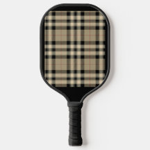 Pagaie Classique En Pickleball Beige Et Noir