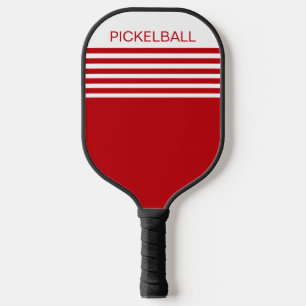 Raquette De Pickleball Pagaie de Cool de Pickleball rouge géométrique