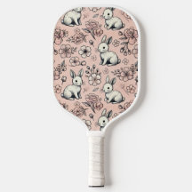 Pagaie de lapin rose vintage
