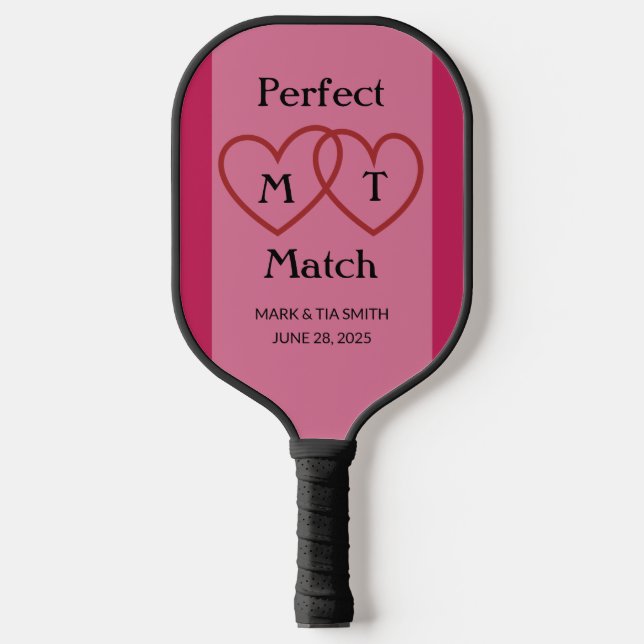 Raquette De Pickleball Pagaie de Monogramme de Pickleball Parfait (Recto)
