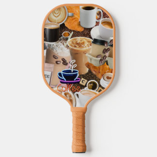 Raquette De Pickleball Pagaie de picket de collage de café