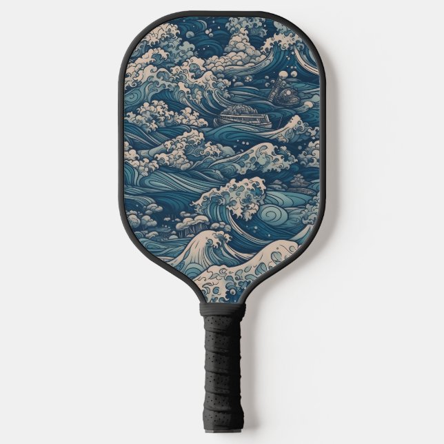 Raquette De Pickleball Pagaie de Pickleball avec conception d'onde (Recto)